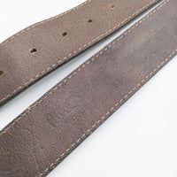 PAUL SMITH COLLECTION デザインバックル レザー 革 ベルト ブラウン メンズ ポールスミスコレクション【中古】5-0813G∞