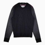 MAISON MARGIELA 14 ウール SH50HA0617 セーター ニット ブラック ワインレッド メンズ メゾンマルジェラ【中古】5-0823T∞