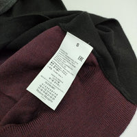 MAISON MARGIELA 14 ウール SH50HA0617 セーター ニット ブラック ワインレッド メンズ メゾンマルジェラ【中古】5-0823T∞