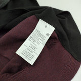 MAISON MARGIELA 14 ウール SH50HA0617 セーター ニット ブラック ワインレッド メンズ メゾンマルジェラ【中古】5-0823T∞