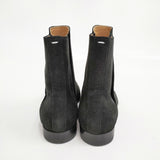 MAISON MARGIELA スウェード チェルシーブーツ サイズ41 サイドゴア ブーツ ブラック メンズ メゾンマルジェラ【中古】5-1125T◎