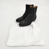 MAISON MARGIELA スウェード チェルシーブーツ サイズ41 サイドゴア ブーツ ブラック メンズ メゾンマルジェラ【中古】5-1125T◎