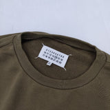 MAISON MARGIELA 14 エルボーパッチクルーネック トレーナー スウェット カーキ メンズ メゾンマルジェラ【中古】5-1019M∞