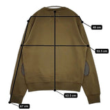 MAISON MARGIELA 14 エルボーパッチクルーネック トレーナー スウェット カーキ メンズ メゾンマルジェラ【中古】5-1019M∞