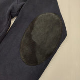 Maison Martin Margiela 14 エルボーパッチクルーネック トレーナー スウェット ネイビー メンズ メゾンマルタンマルジェラ【中古】5-1019M∞