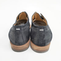 Maison Martin Margiela Waxed Suede Classic Shoe サイズ41 スリッポン 革 レザーシューズ s37wq0209 シューズ・靴 ブラック メンズ メゾンマルタンマルジェラ【中古】5-0621G◎