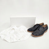 Maison Martin Margiela Waxed Suede Classic Shoe サイズ41 スリッポン 革 レザーシューズ s37wq0209 シューズ・靴 ブラック メンズ メゾンマルタンマルジェラ【中古】5-0621G◎