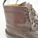 Tricker's/Paul Smith カントリーブーツ M6178 サイズ6 ウイングチップ ブーツ ダークブラウン メンズ トリッカーズ/ポール・スミス【中古】5-1206G◎