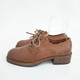 MAISON MARGIELA レザーシューズ ヒール サイズ40 シューズ・靴 ブラウン メンズ メゾンマルジェラ【中古】5-1206G◎