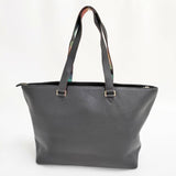 Paul Smith レザー 革 マルチカラー トートバッグ ブラック メンズ ポール・スミス【中古】5-0918G∞