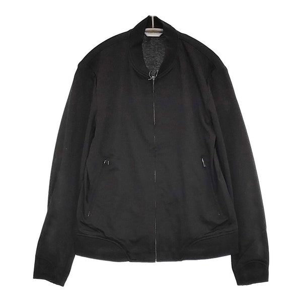Paul Smith COTTON JERSEY MA-1 BLOUSON ジャージ スウィングトップ 164170 定価55000円 ブルゾン ブラック メンズ ポールスミス【中古】5-0805M♪