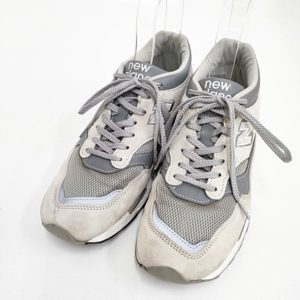 NEW BALANCE M1500PGL イギリス製 UK 定価35200円 サイズ9.5 Dワイズ スニーカー グレー メンズ ニューバランス【中古】5-1009G◎