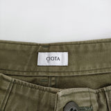 CIOTA スビンコットンバックサテンベイカーパンツ 定価27500円 PTLM-103 サイズ4 パンツ カーキ メンズ シオタ【中古】5-0805G♪