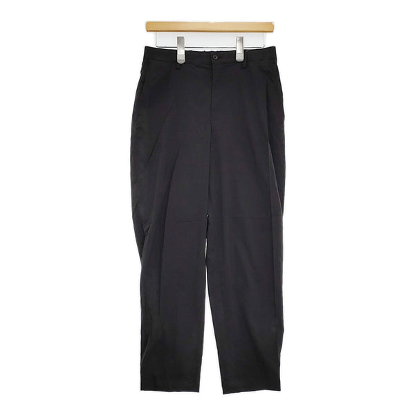 green label relaxing ナイロンイージーパンツサイズM ストレッチ 接触冷感 ブラック メンズ グリーンレーベルリラクシング【中古】5-0805M♪