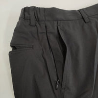 green label relaxing ナイロンイージーパンツサイズM ストレッチ 接触冷感 ブラック メンズ グリーンレーベルリラクシング【中古】5-0805M♪