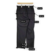 green label relaxing ナイロンイージーパンツサイズM ストレッチ 接触冷感 ブラック メンズ グリーンレーベルリラクシング【中古】5-0805M♪