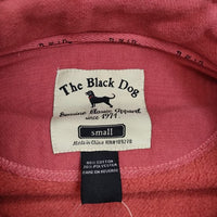 The Black Dog ブラックドッグ リバースウィーブタイプ ハイネック アニマル 犬 プルオーバー トレーナー 裏毛 スウェット レッド メンズ【中古】5-0823T∞