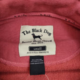 The Black Dog ブラックドッグ リバースウィーブタイプ ハイネック アニマル 犬 プルオーバー トレーナー 裏毛 スウェット レッド メンズ【中古】5-0823T∞