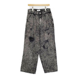 ADRER アドラー ワイドデニム ダメージ加工 サイズM ADTOY0921006 デニムパンツ ブラック メンズ【中古】5-0805G♪
