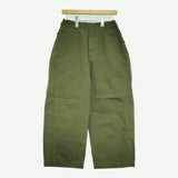 TapWater タップウォーター COTTON POPLIN サイズ34 コットンリップストップミリタリートラウザーズ パンツ カーキ メンズ【中古】5-0805G♪