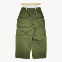 TapWater タップウォーター COTTON POPLIN サイズ34 コットンリップストップミリタリートラウザーズ パンツ カーキ メンズ【中古】5-0805G♪