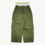 TapWater タップウォーター COTTON POPLIN サイズ34 コットンリップストップミリタリートラウザーズ パンツ カーキ メンズ【中古】5-0805G♪