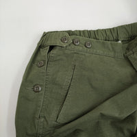 TapWater タップウォーター COTTON POPLIN サイズ34 コットンリップストップミリタリートラウザーズ パンツ カーキ メンズ【中古】5-0805G♪