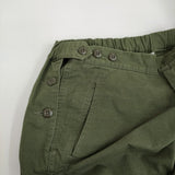 TapWater タップウォーター COTTON POPLIN サイズ34 コットンリップストップミリタリートラウザーズ パンツ カーキ メンズ【中古】5-0805G♪
