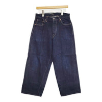 LENO LOOSE TAPERED JEANS h2002-j004 サイズ32 ワイドテーパード デニムパンツ ネイビー メンズ リノ【中古】5-0805G♪