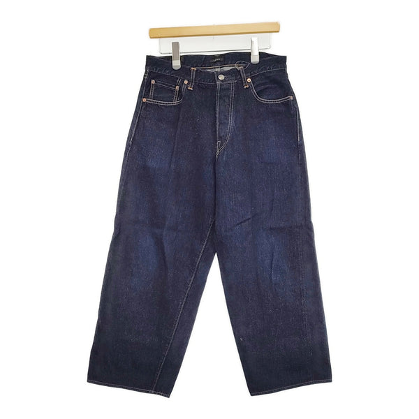 LENO LOOSE TAPERED JEANS h2002-j004 サイズ32 ワイドテーパード デニムパンツ ネイビー メンズ リノ【中古】5-0805G♪