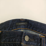 LENO LOOSE TAPERED JEANS h2002-j004 サイズ32 ワイドテーパード デニムパンツ ネイビー メンズ リノ【中古】5-0805G♪