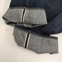 LENO LOOSE TAPERED JEANS h2002-j004 サイズ32 ワイドテーパード デニムパンツ ネイビー メンズ リノ【中古】5-0805G♪