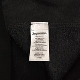 Supreme Embroidered Script Hooded Sweatshirt サイズL 定価29700円 スウェット パーカー 24AW ブラック メンズ シュプリーム【中古】5-0514M♪
