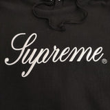 Supreme Embroidered Script Hooded Sweatshirt サイズL 定価29700円 スウェット パーカー 24AW ブラック メンズ シュプリーム【中古】5-0514M♪