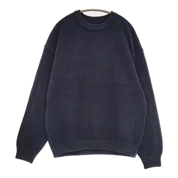 crepuscule Moss stit sweat モススティッチロングスリーブスウェット 2101-001 定価17600円 ネイビー メンズ クレプスキュール【中古】5-0805M♪