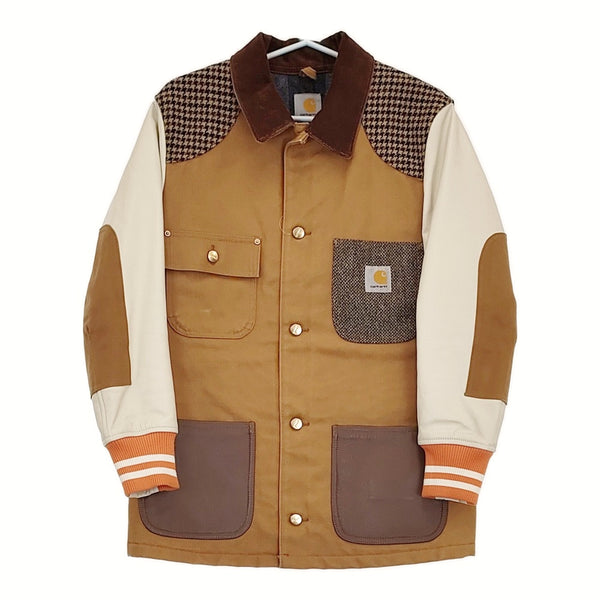 CdG JUNYA WATANABE MAN/Carhartt VARSITY WORK JACKET ジャケット AD2017 ブラウン メンズ ジュンヤワタナベマン/カーハート【中古】5-0514T♪
