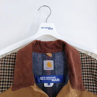 CdG JUNYA WATANABE MAN/Carhartt VARSITY WORK JACKET ジャケット AD2017 ブラウン メンズ ジュンヤワタナベマン/カーハート【中古】5-0514T♪