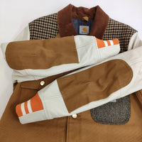 CdG JUNYA WATANABE MAN/Carhartt VARSITY WORK JACKET ジャケット AD2017 ブラウン メンズ ジュンヤワタナベマン/カーハート【中古】5-0514T♪