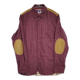 COMME des GARCONS JUNYA WATANABE MAN 再構築 ネル 長袖シャツ AD2019 レッド メンズ コムデギャルソンジュンヤワタナベマン【中古】5-1019M∞