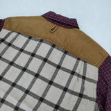 COMME des GARCONS JUNYA WATANABE MAN 再構築 ネル 長袖シャツ AD2019 レッド メンズ コムデギャルソンジュンヤワタナベマン【中古】5-1019M∞