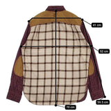 COMME des GARCONS JUNYA WATANABE MAN 再構築 ネル 長袖シャツ AD2019 レッド メンズ コムデギャルソンジュンヤワタナベマン【中古】5-1019M∞