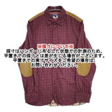 COMME des GARCONS JUNYA WATANABE MAN 再構築 ネル 長袖シャツ AD2019 レッド メンズ コムデギャルソンジュンヤワタナベマン【中古】5-1019M∞