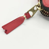COMME des GARCONS Huge Logo Line Wallet ラウンドジップ ウォレット 二つ折り財布 レッド メンズ コムデギャルソン【中古】5-0813G∞