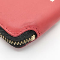 COMME des GARCONS Huge Logo Line Wallet ラウンドジップ ウォレット 二つ折り財布 レッド メンズ コムデギャルソン【中古】5-0813G∞