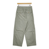 AURALEE WASHED FINX HERRINGBONE SLACKS 定価37400円 A22SP03FH ヘリンボーン パンツ ライトグリーン メンズ オーラリー【中古】5-1019G∞