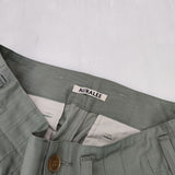 AURALEE WASHED FINX HERRINGBONE SLACKS 定価37400円 A22SP03FH ヘリンボーン パンツ ライトグリーン メンズ オーラリー【中古】5-1019G∞