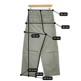 AURALEE WASHED FINX HERRINGBONE SLACKS 定価37400円 A22SP03FH ヘリンボーン パンツ ライトグリーン メンズ オーラリー【中古】5-1019G∞