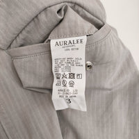 AURALEE WASHED FINX RIPSTOP CHAMBRAY FIELD PANTS 定価41800円 A21SP04FL サイズ3 パンツ グレー メンズ オーラリー【中古】5-0805M♪