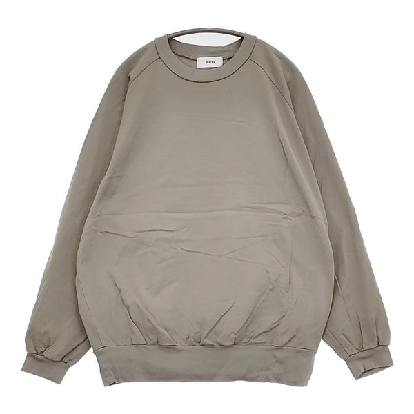 marka CREW NECK L/S COMPACT天竺 定価16500円 M21A-14CS01C サイズ2 長袖Ｔシャツ カットソー ロンＴ グレー メンズ マーカ【中古】5-0805M♪