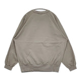 marka CREW NECK L/S COMPACT天竺 定価16500円 M21A-14CS01C サイズ2 長袖Ｔシャツ カットソー ロンＴ グレー メンズ マーカ【中古】5-0805M♪